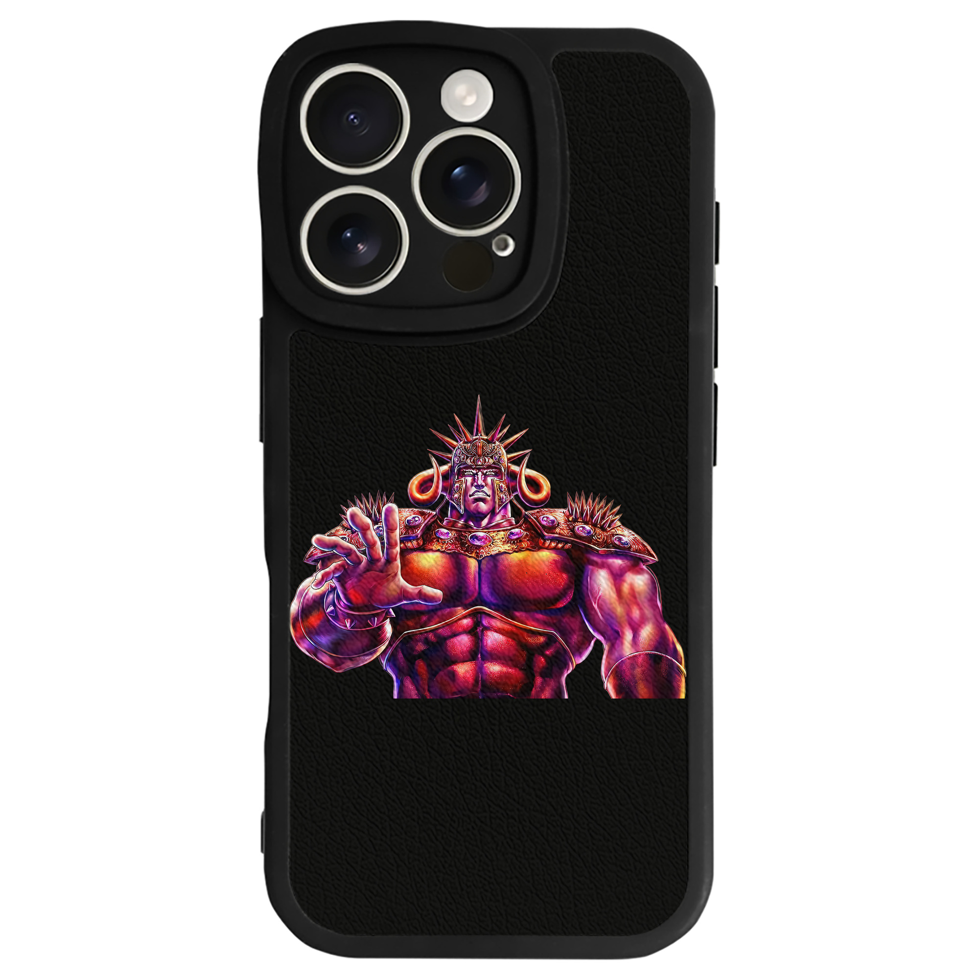 北斗の拳 Fist of the North Star 【iPhone 16シリーズ対応】シリコンスマホケース（レザー調） 材質：シリコン